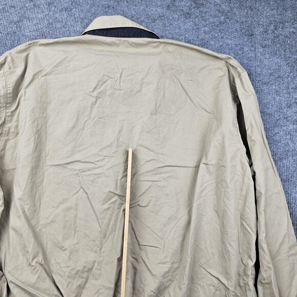 Polo Ralph Lauren Jacket Mens XXL Harrington Crest Shield Embroidered Golf Tan - Picture 8 of 8